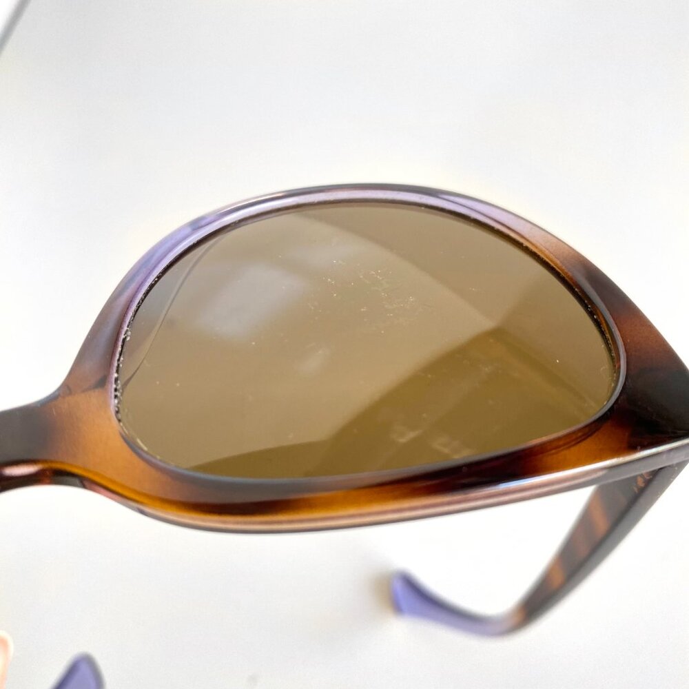 Ralph Lauren RA 5249 Brown Tortoise Purple Sunglasses 55-19-140 Polarize + Case - Picture 10 of 13